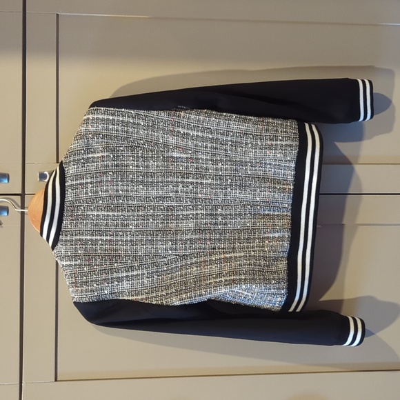 S. Oliver tweed bomber jacket. Size 8 - Picture 10 of 14